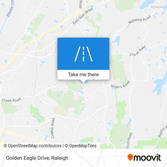 Golden Eagle Drive map