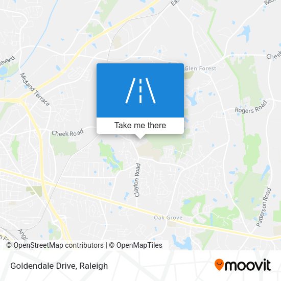 Mapa de Goldendale Drive