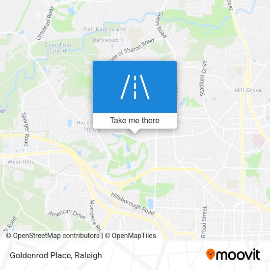 Mapa de Goldenrod Place
