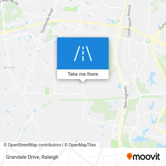Grandale Drive map