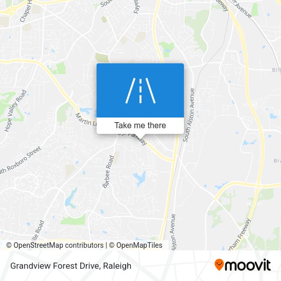 Mapa de Grandview Forest Drive