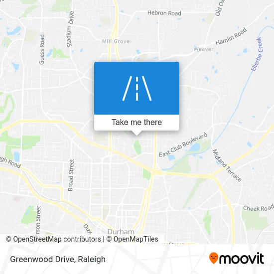 Greenwood Drive map