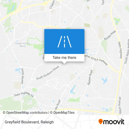 Greyfield Boulevard map