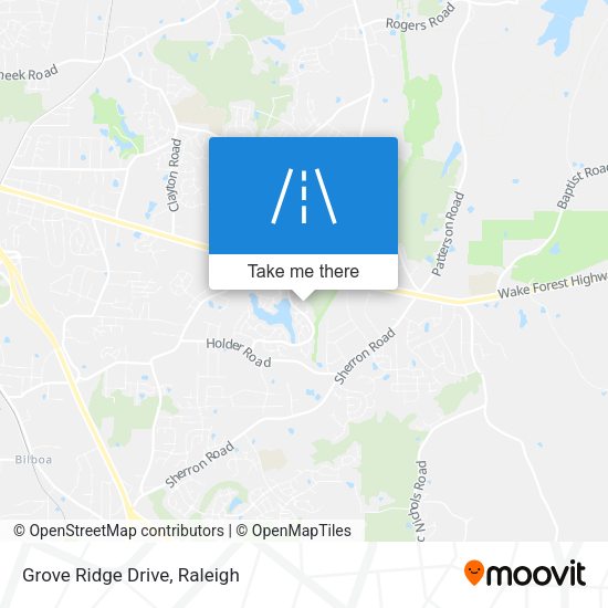 Mapa de Grove Ridge Drive