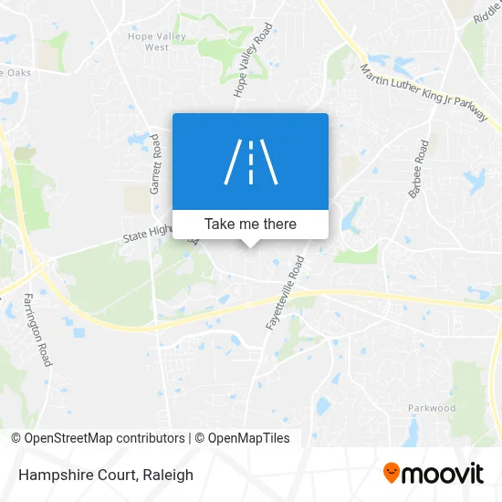 Hampshire Court map