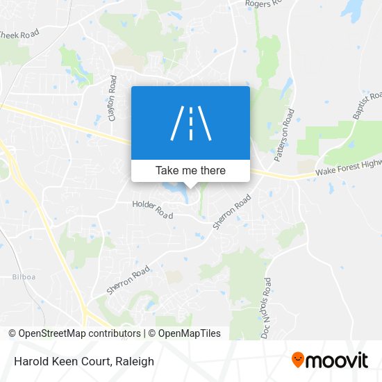 Mapa de Harold Keen Court