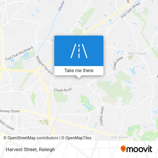 Mapa de Harvest Street