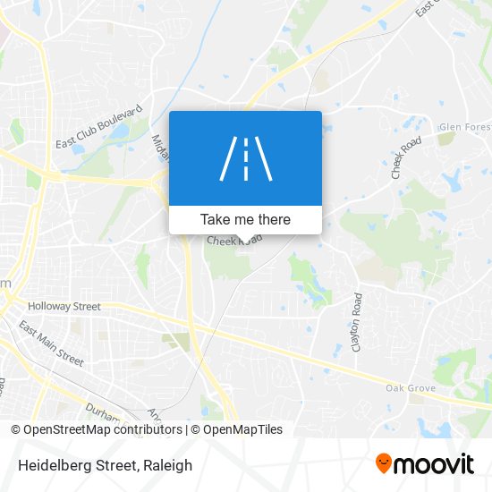 Mapa de Heidelberg Street