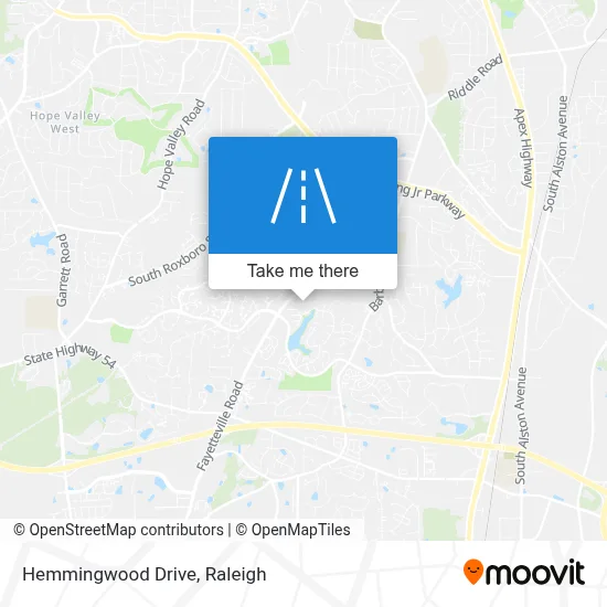 Hemmingwood Drive map