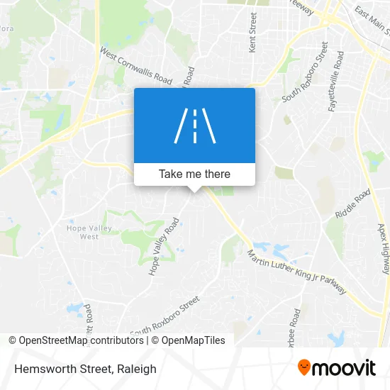 Hemsworth Street map