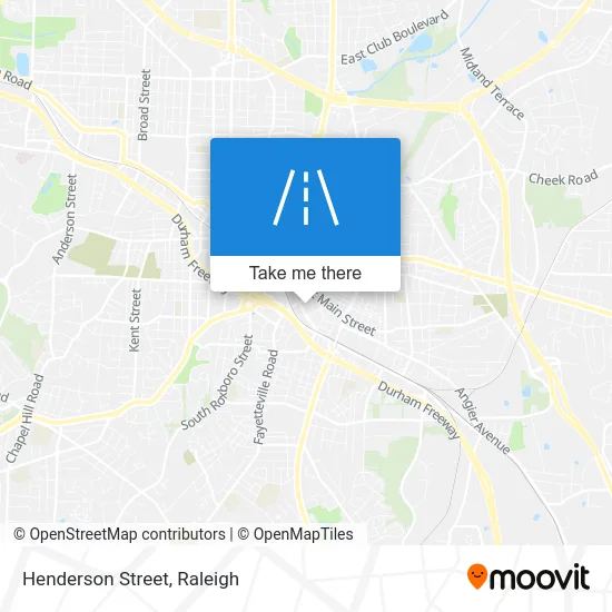 Henderson Street map