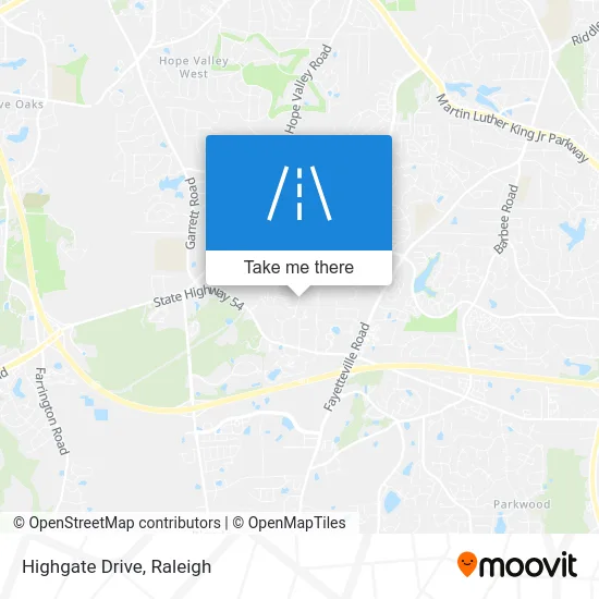 Highgate Drive map