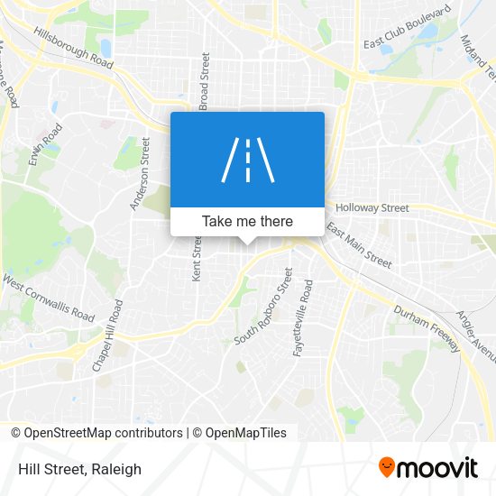 Mapa de Hill Street