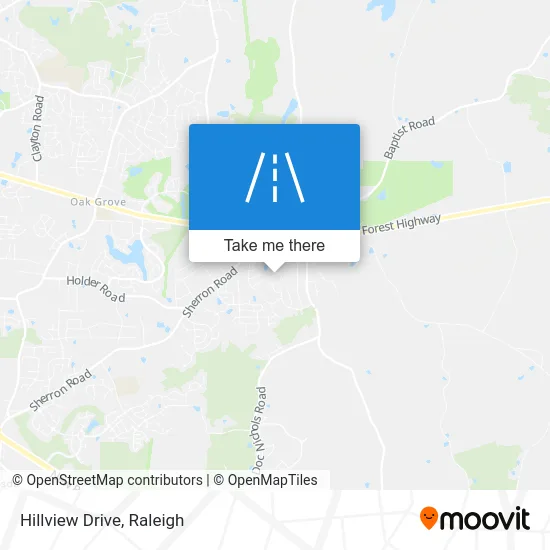 Hillview Drive map