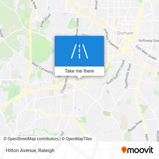 Mapa de Hilton Avenue