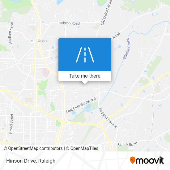 Mapa de Hinson Drive
