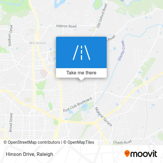 Hinson Drive map