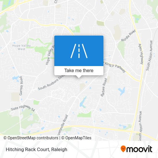 Hitching Rack Court map