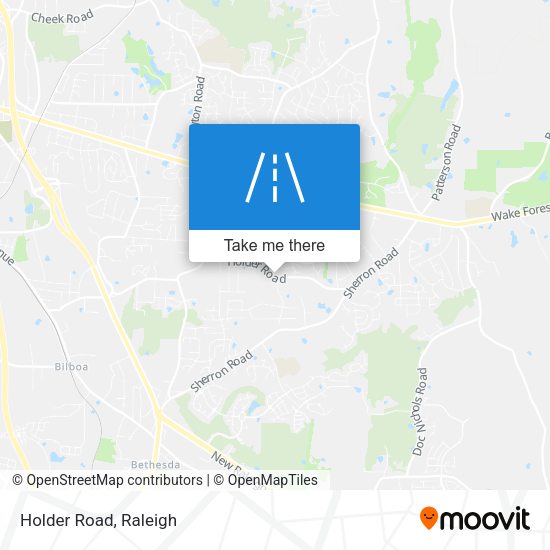Mapa de Holder Road