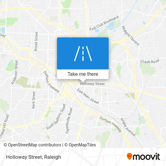 Holloway Street map