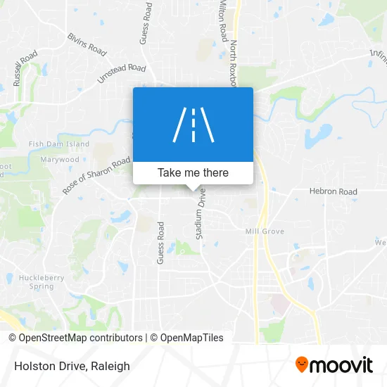 Holston Drive map