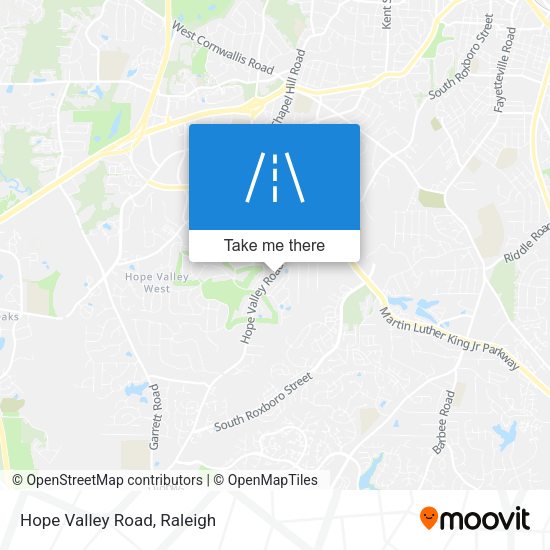 Mapa de Hope Valley Road