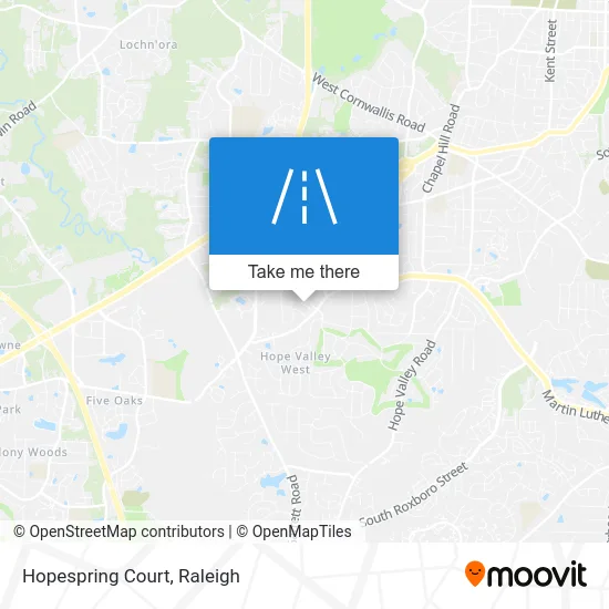 Hopespring Court map