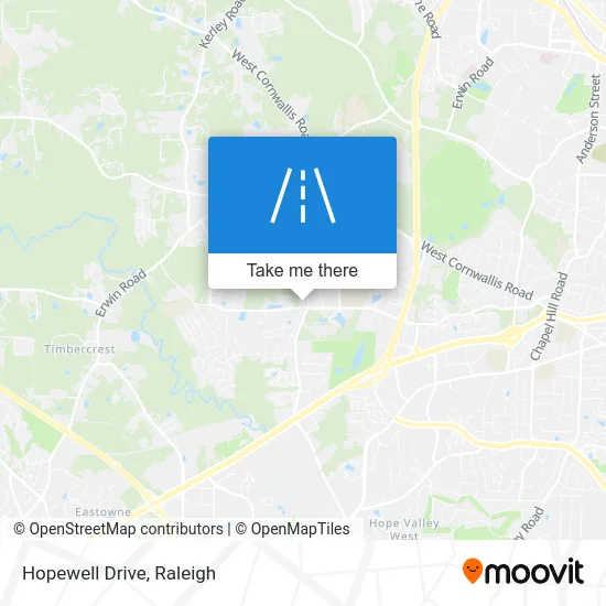 Hopewell Drive map