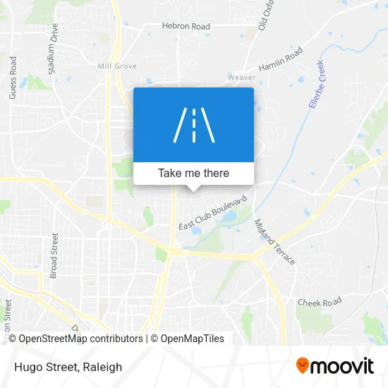 Hugo Street map