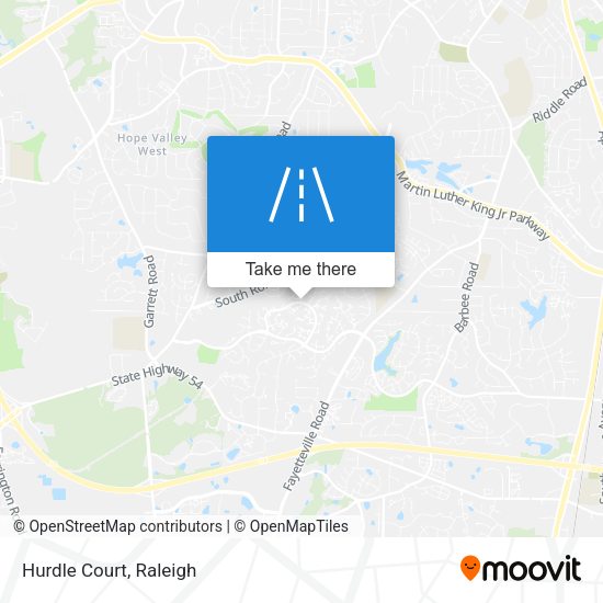 Mapa de Hurdle Court