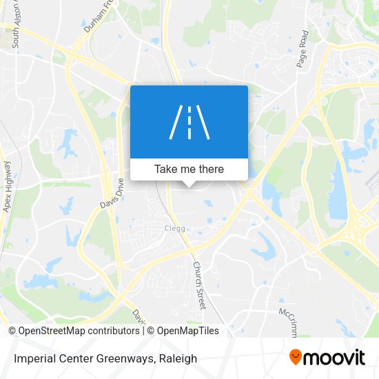 Imperial Center Greenways map