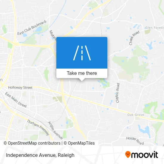 Independence Avenue map