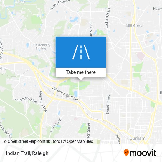 Indian Trail map