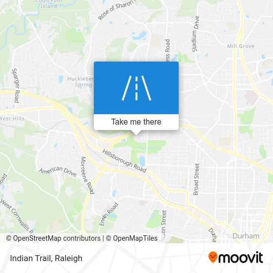 Indian Trail map
