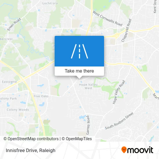 Innisfree Drive map