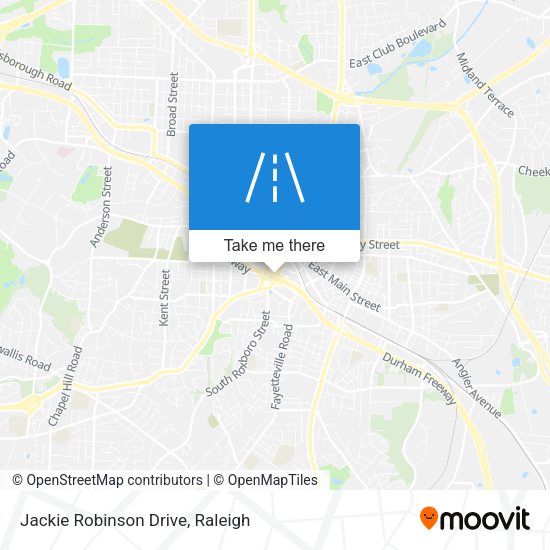 Mapa de Jackie Robinson Drive