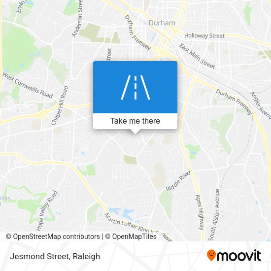 Mapa de Jesmond Street