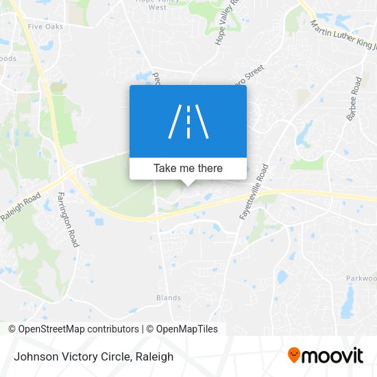 Johnson Victory Circle map