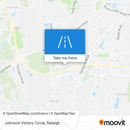 Johnson Victory Circle map