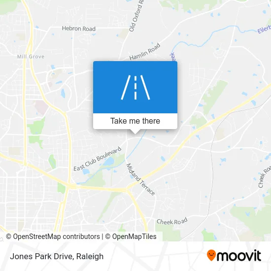 Jones Park Drive map