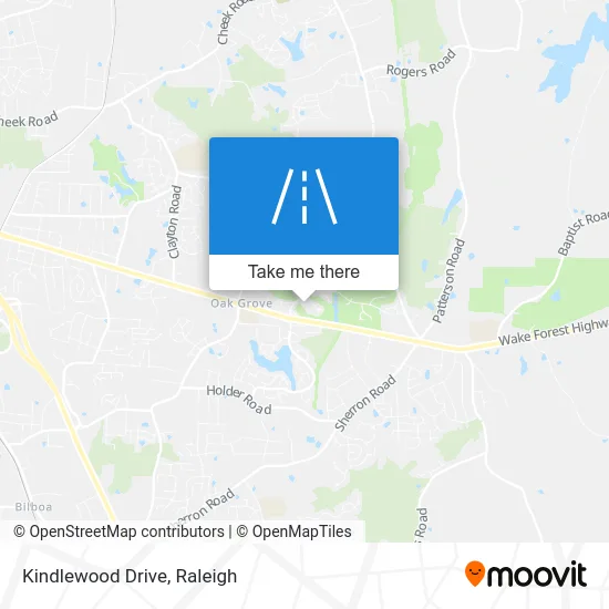 Kindlewood Drive map