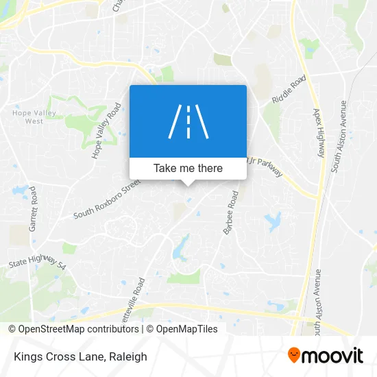 Kings Cross Lane map