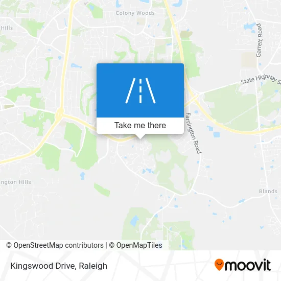 Kingswood Drive map