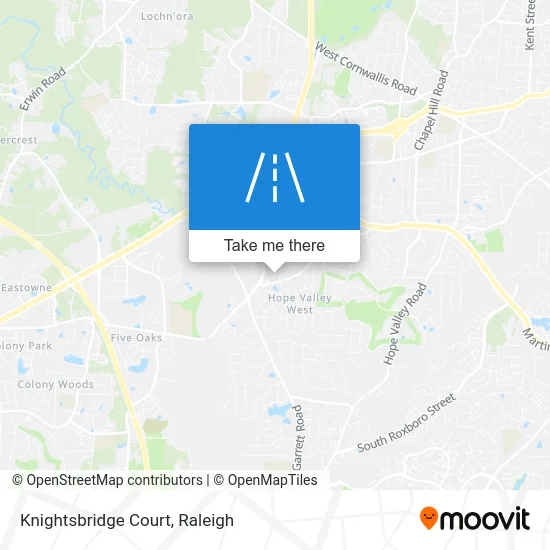 Knightsbridge Court map