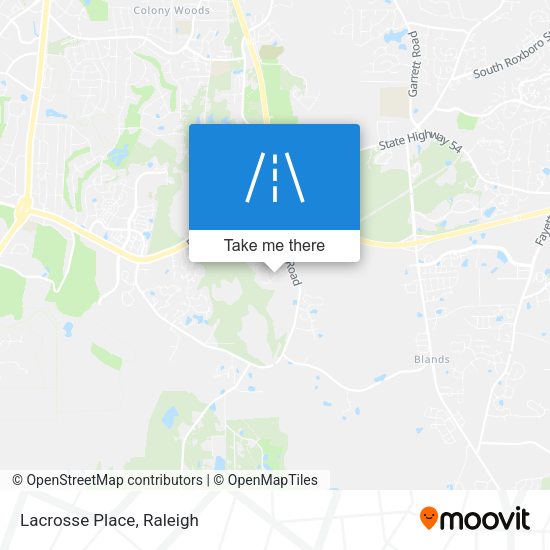 Mapa de Lacrosse Place