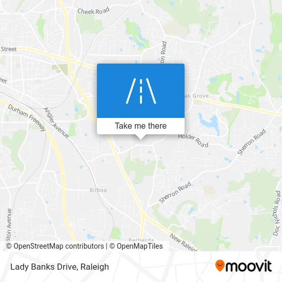 Lady Banks Drive map
