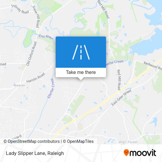 Mapa de Lady Slipper Lane