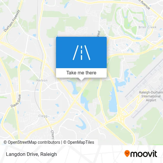 Langdon Drive map