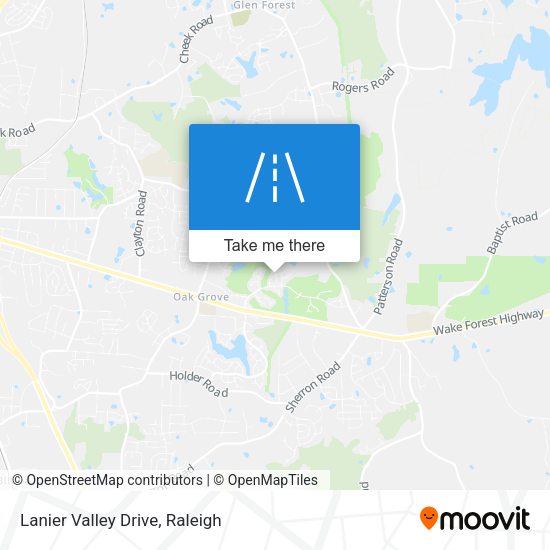 Lanier Valley Drive map