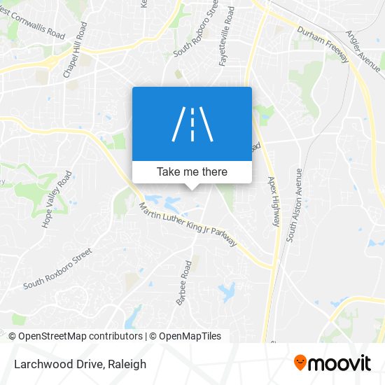 Mapa de Larchwood Drive